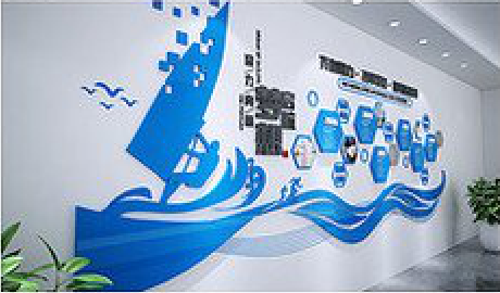 罗田海浪主题文化墙如何设计？