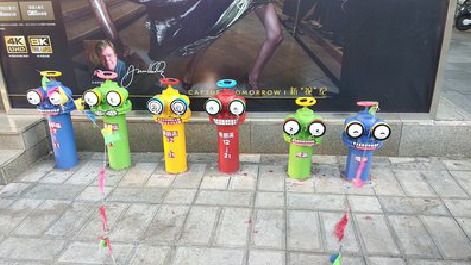 罗田商业区彩绘