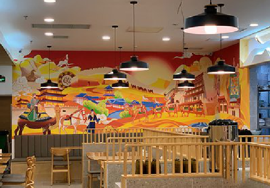 罗田商业空间彩绘介绍。