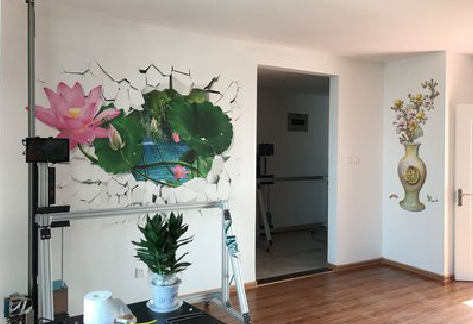 罗田墙体彩绘相比墙纸的优势。