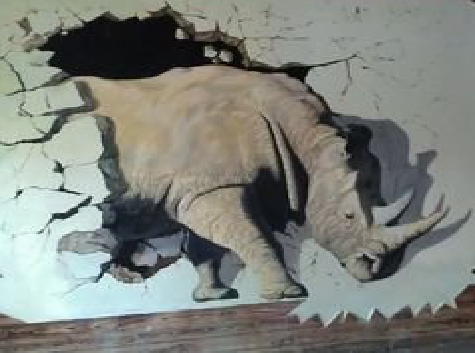 罗田在墙绘中，如何绘制3D效果？