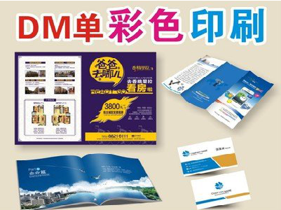 罗田单页印刷，色彩搭配简单。